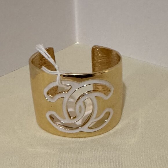 Chanel Gold and White Bracelet - Picture 1 of 2